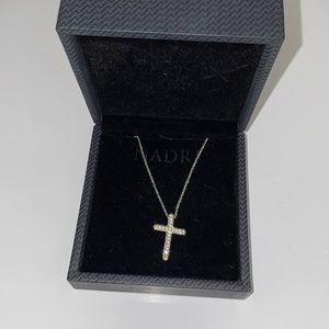 Nadri Cross Necklace with original box.
